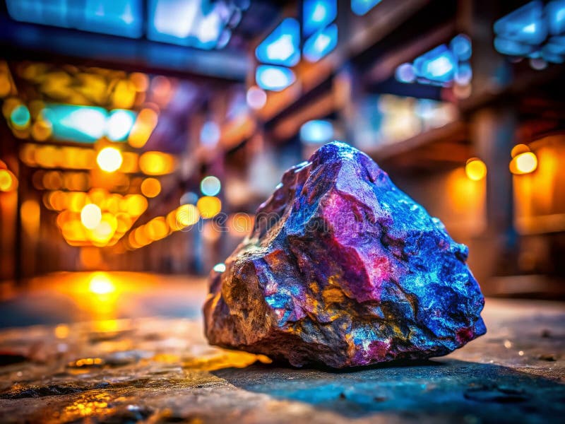 Ujawnienie Tungsten Powerhouse Przemysłowej Ore A Crucial Raw Material for Intenth and Durability in Modern royalty ilustracja