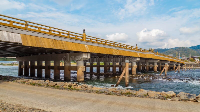Uji-Brücke in Kyoto stockfotografie Uji-Brücke in Kyoto stockfotografie