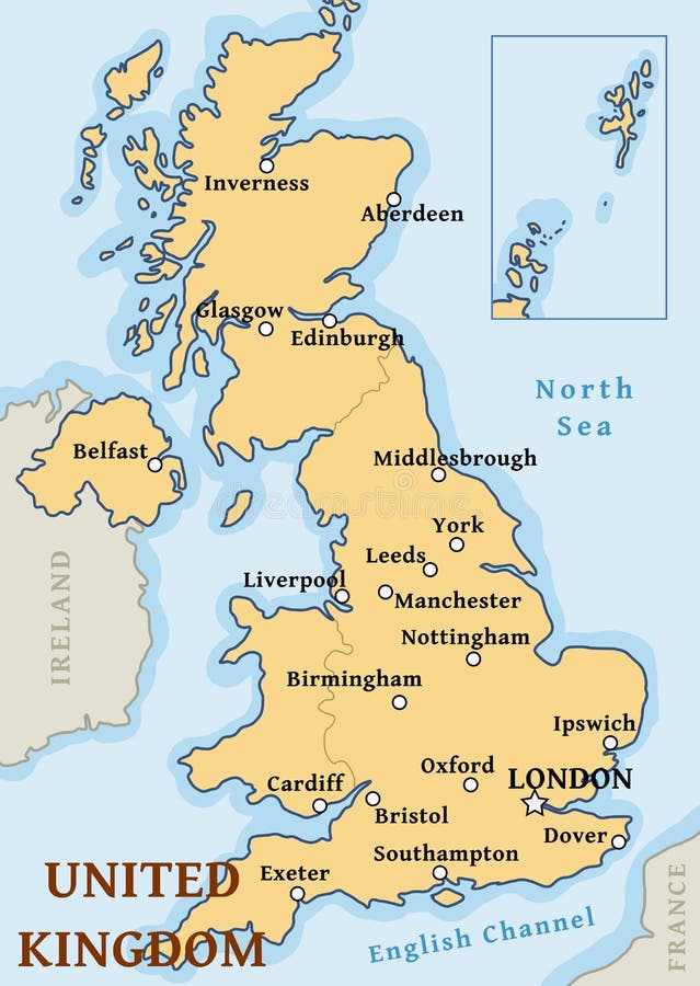 map of the uk with cities Uk Map Cities Stock Illustrations 210 Uk Map Cities Stock map of the uk with cities