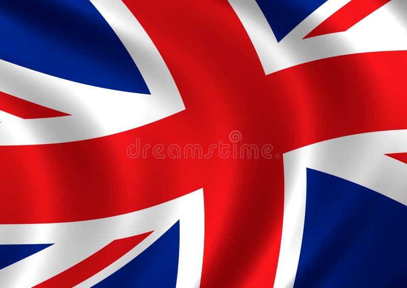 UK flag vector illustration