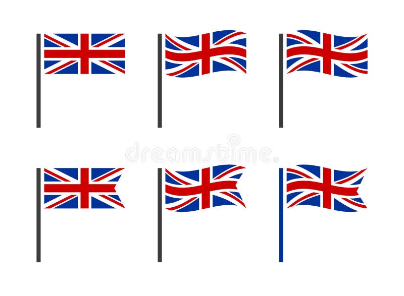 Uk Flag Icon Set British National Flag Icons Flag Of United Kingdom