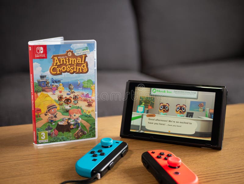 May 2020, UK: Nintendo Switch Games Console on Tv Animal Crossing Editorial  Stock Image - Image of popular, gaming: 182712654