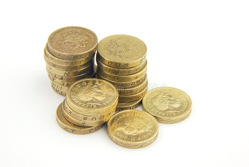 UK pound coins