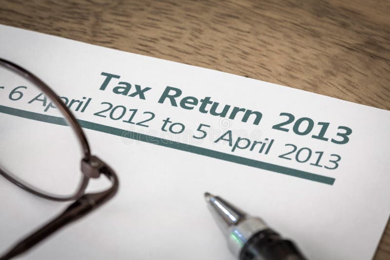 UK tax return 2013 stock image. Image of document, accounts - 32839721