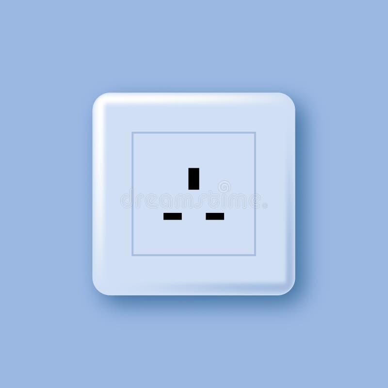 Hong Kong Mantsjoerije extract Uk Wall Socket Socket Switch Plug - Base Uk Style Plug Type G. Stopcontact  Vector Illustratie - Illustration of schakelaar, basis: 191636136