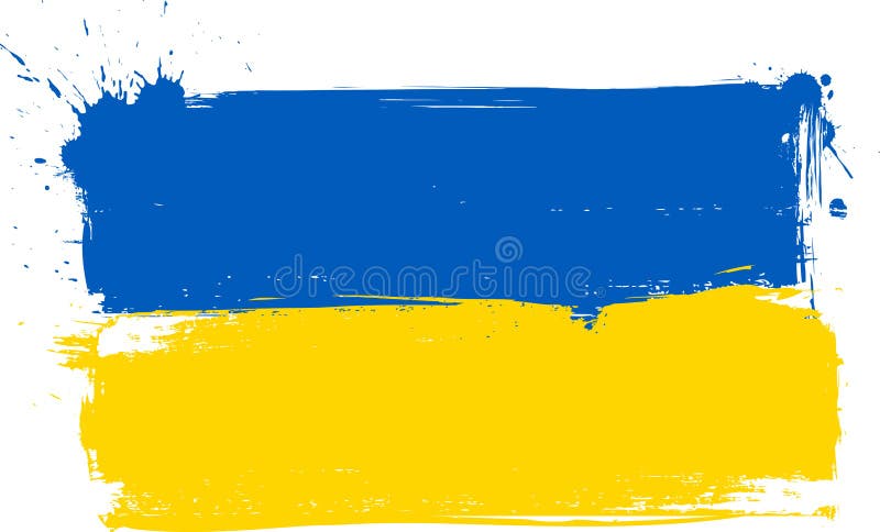 Ukraina grungeflagga