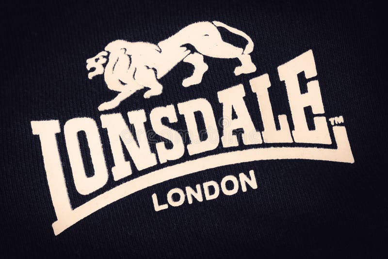 UKRAINE, DNEPR - JUNE 29, 2023: Lonsdale London Company Logo on