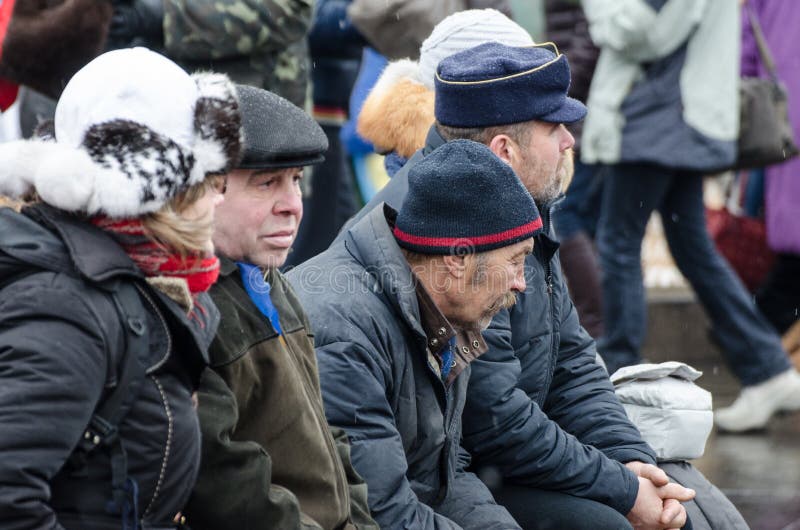 Ukraine euromaidan in Kiev stock image Ukraine euromaidan in Kiev stock image