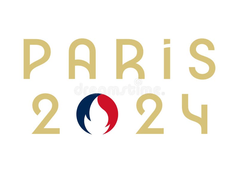 Logotipo vetorial dos jogos olímpicos de verão de paris 2024