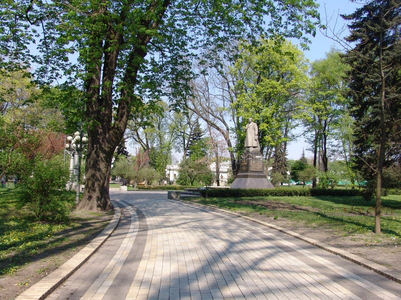ukraine kiev Monument van Nikolay Vatutin stock afbeelding ukraine kiev Monument van Nikolay Vatutin stock afbeelding