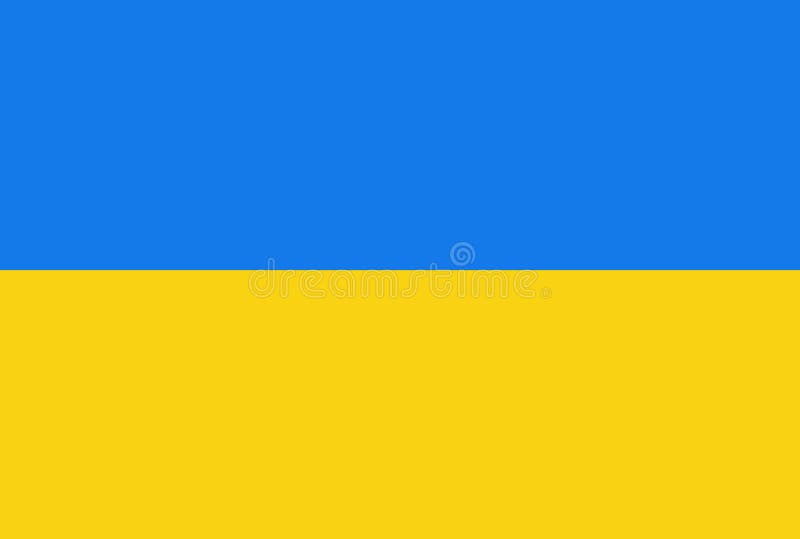 Ukraine National Flag Ukrainian Flag Stock Illustration - Illustration ...