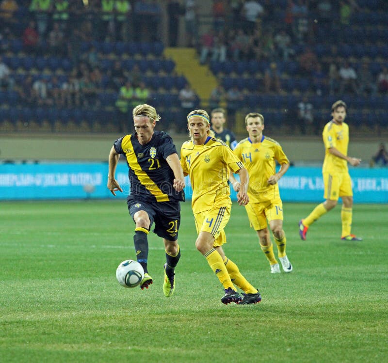 Ukraine Sweden National Teams Football Match Editorial Photography Image Of Kharkiv Lose