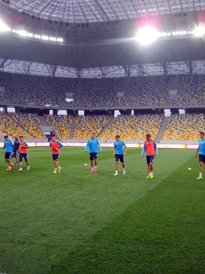 Ukraine vs Belarus editorial stock photo. Image of league ...
