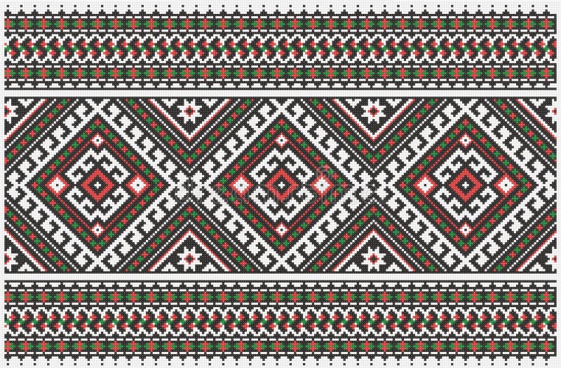 Ukrainian embroidery stock illustration Ukrainian embroidery stock illustration