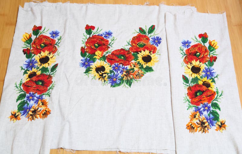 Ukrainian embroidery stock image. Image of costume, floral 59892893