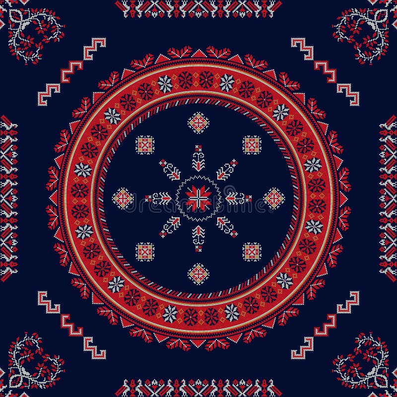 Ukrainian Embroidery Pattern 92 Stock Vector Illustration of floral, motives 243975149