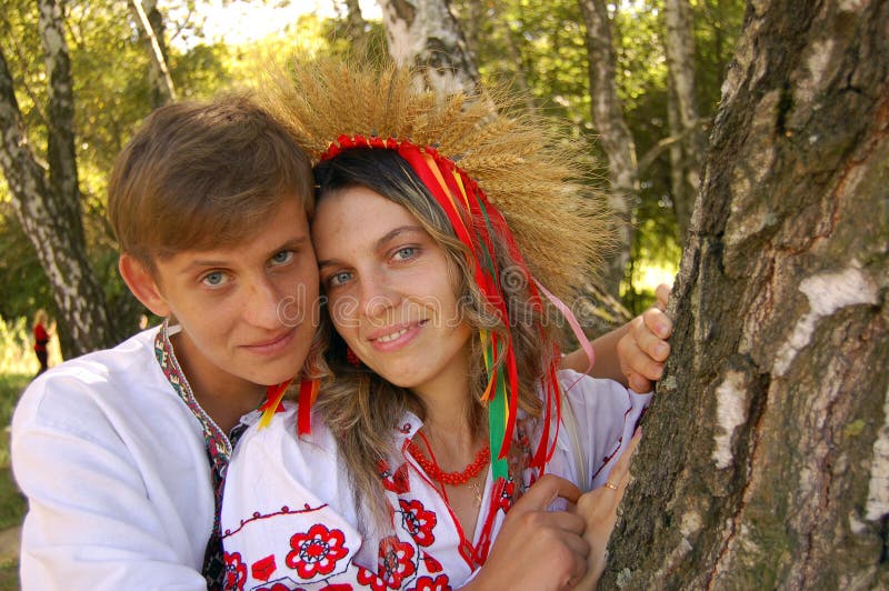 Ukrainian man and woman
