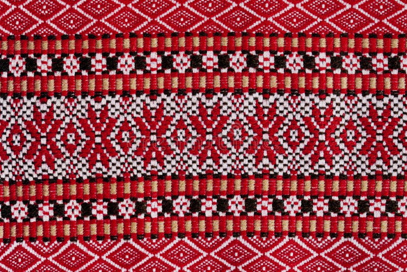 Ukrainian national embroidery pattern