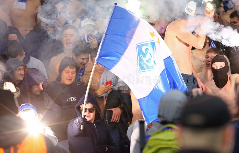 Ukrainian Premier League: Dynamo Kyiv vs Shakhtar Donetsk stock image Ukrainian Premier League: Dynamo Kyiv vs Shakhtar Donetsk stock image
