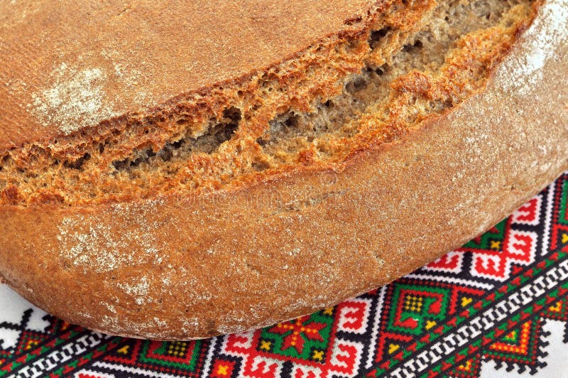 Ukrainian Traditional Holiday Bread Stock Photo Image of outdoors