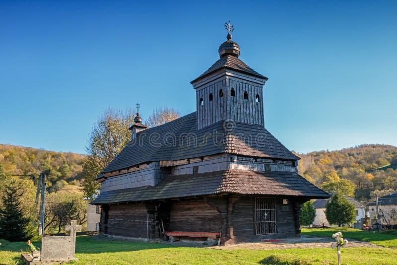 Uličské Krive, řeckokatolický dřevěný chrám