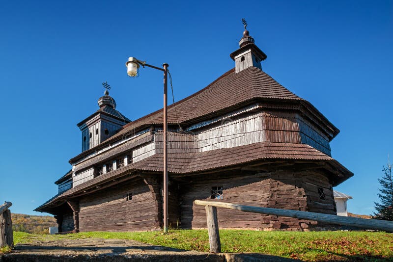 Uličské Krive, řeckokatolický dřevěný kostel