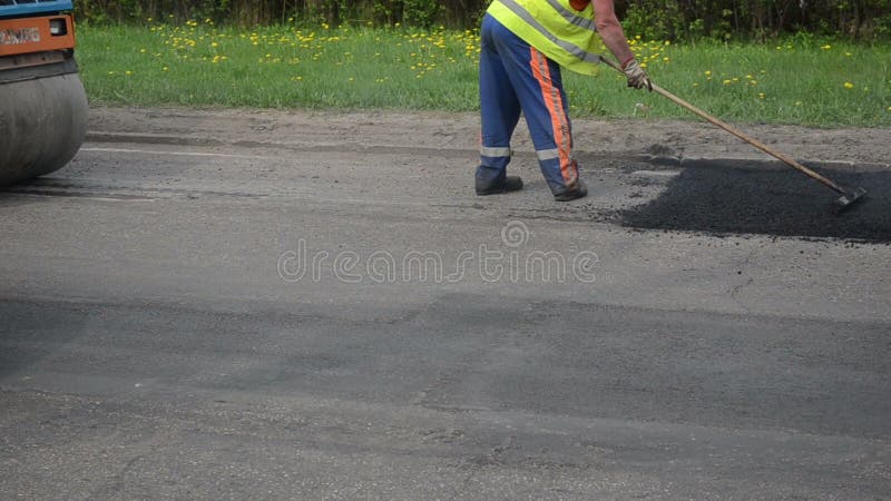 Ulica asfaltu naprawa