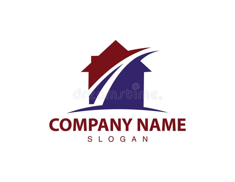 Ulica domowy logo ilustracji Ulica domowy logo ilustracji