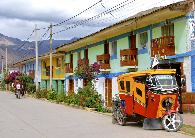 Ulica w Urubamba, Peru