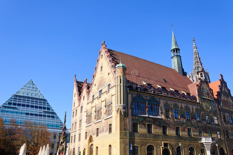 Traditional Timbered House in Ulm, Germany Stock Image Image of