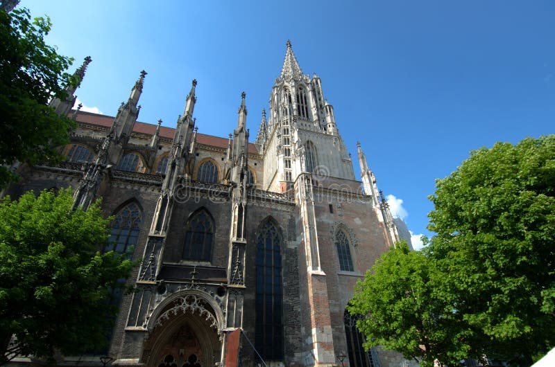 The famous Ulm Munster, the tallest church in the world. Germany.