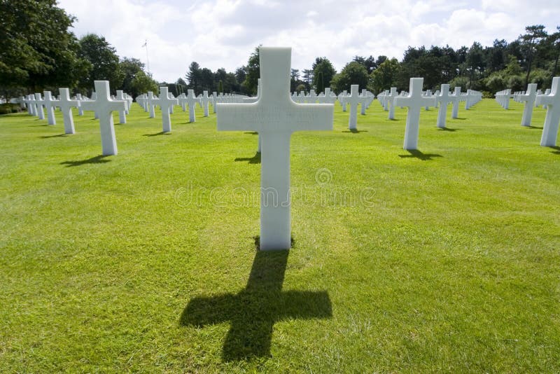 The Ultimate Sacrifice stock photo. Image of graves, omaha - 2749940