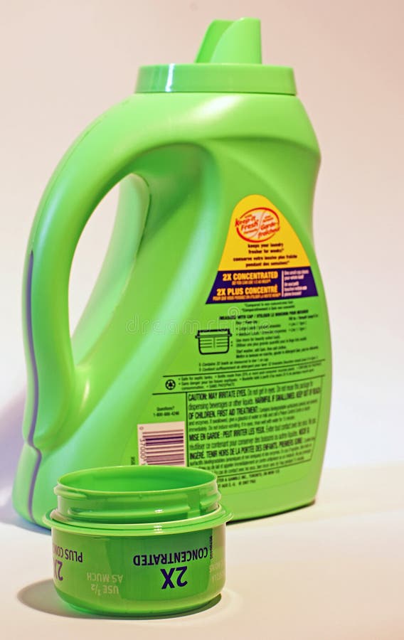 Ultra Concentrated Laundry Detergent royalty free stock photography