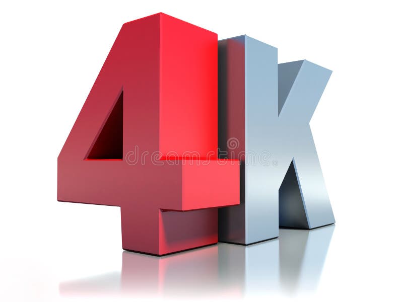 Ultra High Definition Television Technology Concept Stock Illustration