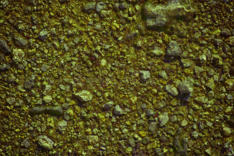 Ultra orange Ground like on Mars, land texture, sand surface, stone background stock images