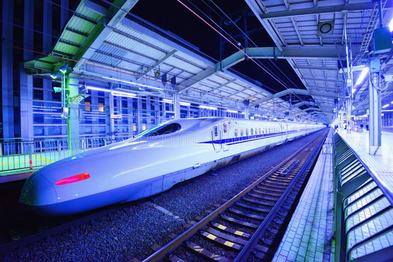 Ultrasnelle trein stock foto Ultrasnelle trein stock foto