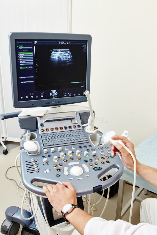 Ultrasound medical device stock image. Image of doctor 89205583