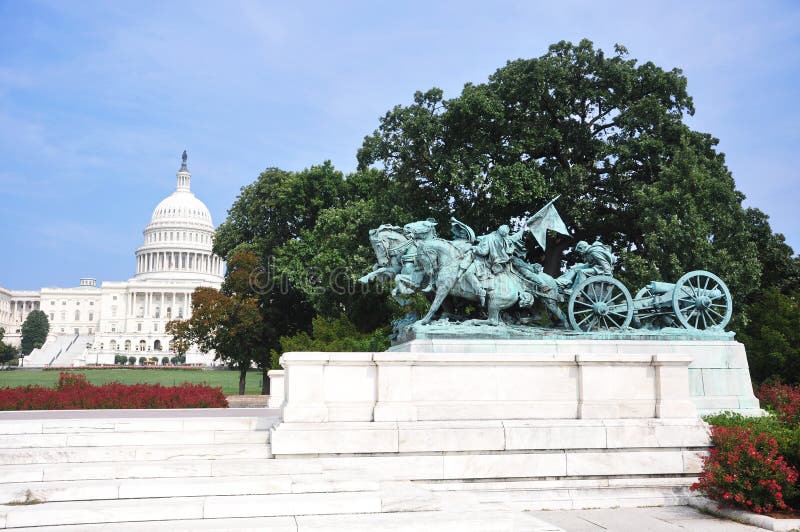 Ulysses S. Grant Civil War Memorial in Washington Stock Photo Image