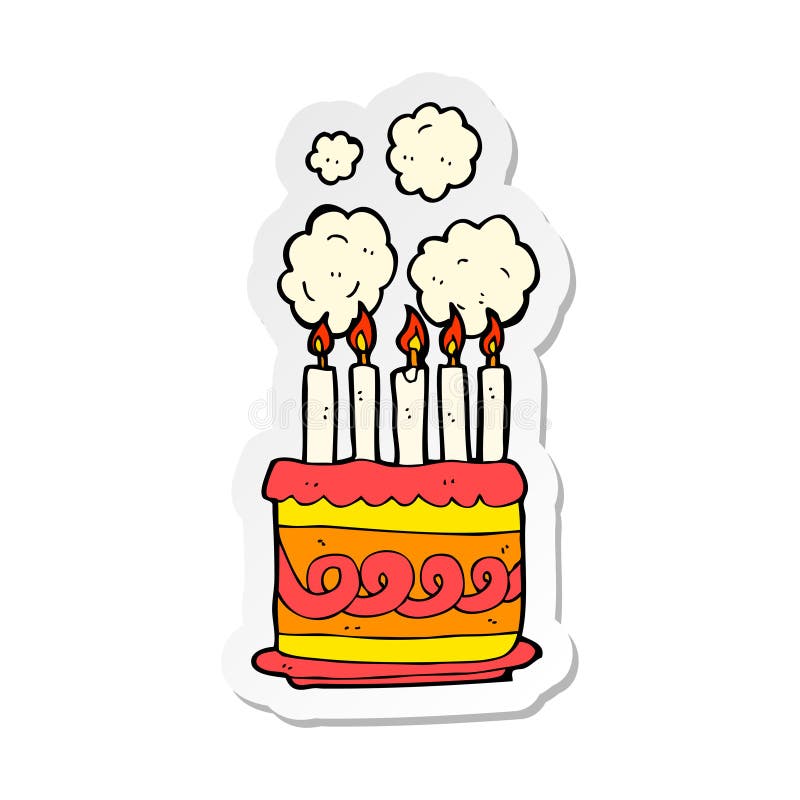bolo de aniversário colorido conjunto ilustração dos desenhos animados  7817642 Vetor no Vecteezy