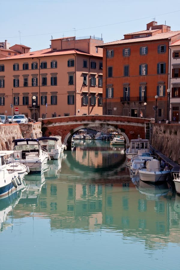 Um canal de Livorno