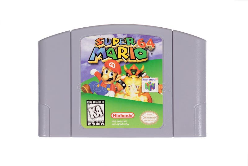 RETRÔ GAMES - Cartucho do jogo Super Mario 64