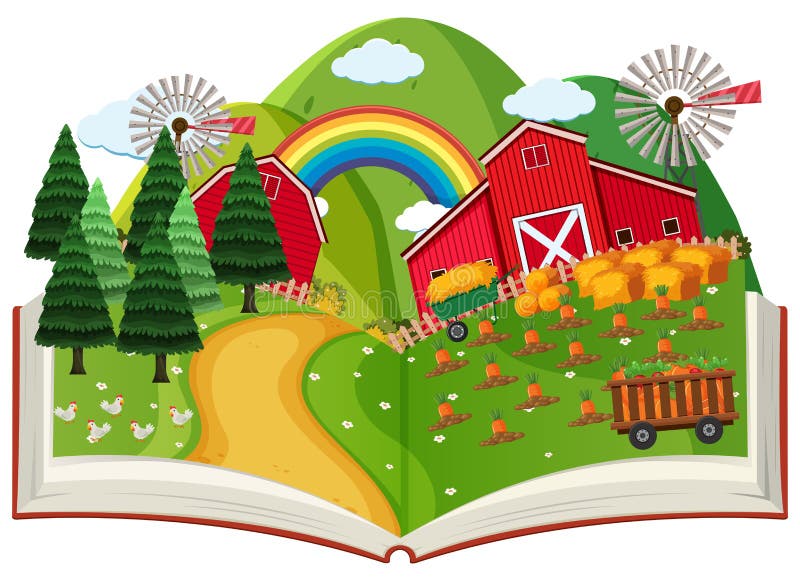 Um cultivo estala acima o livro ilustração royalty free Um cultivo estala acima o livro ilustração royalty free