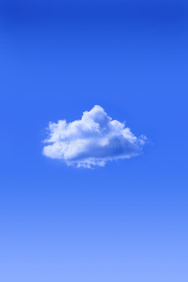 Um céu azul da nuvem fotografia de stock royalty free Um céu azul da nuvem fotografia de stock royalty free