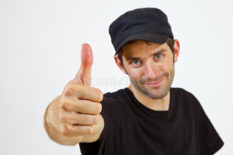 Um dedo fotos de stock royalty free