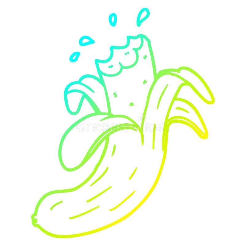 Mão Desenhada Ilustração De Ícone De Desenho Animado De Banana Royalty Free  SVG, Cliparts, Vetores, e Ilustrações Stock. Image 172382610