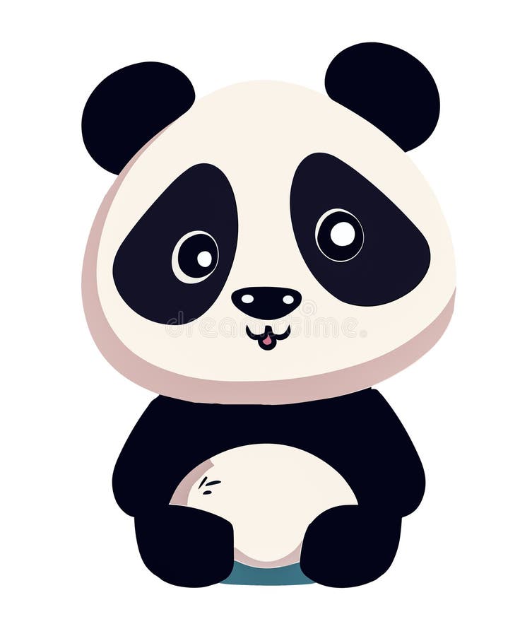 Adesivo Desenhos animados da panda do bebê