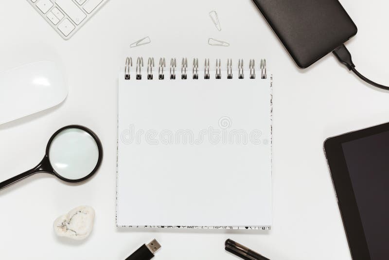 Um espaço de funcionamento Vista lisa, superior foto de stock royalty free Um espaço de funcionamento Vista lisa, superior foto de stock royalty free
