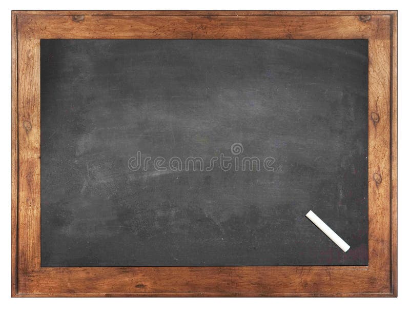 Um giz branco no fundo/placa vazios da placa de giz foto de stock Um giz branco no fundo/placa vazios da placa de giz foto de stock