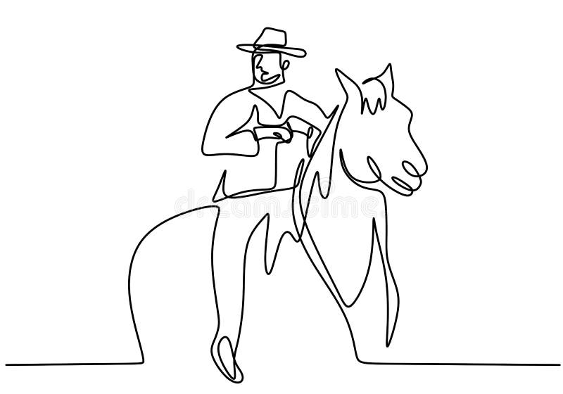 único desenho de linha contínua orgulhoso cavalo branco anda graciosamente  com seu casco dianteiro para a