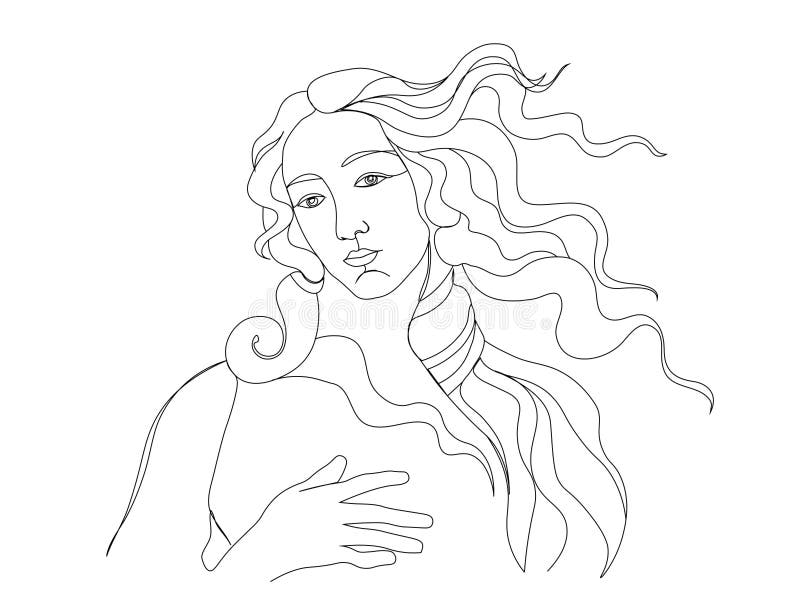Um a lápis esboço do desenho Ilustra??o moderna do vetor de Minimalistic Única linha arte, contorno estético ilustração stock Um a lápis esboço do desenho Ilustra??o moderna do vetor de Minimalistic Única linha arte, contorno estético ilustração stock